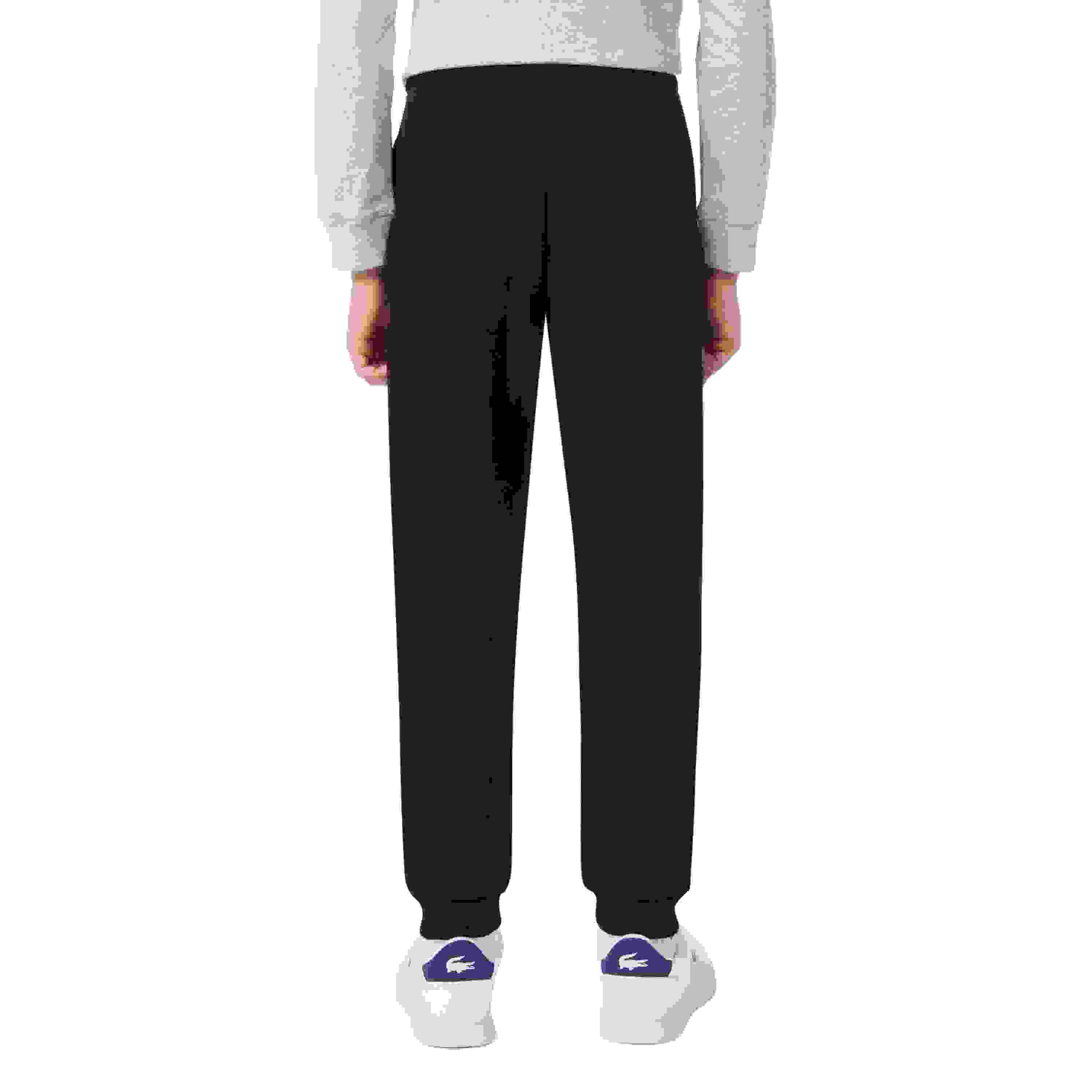 Lacoste Core Fleece Big Boys' Black Jogger Pants